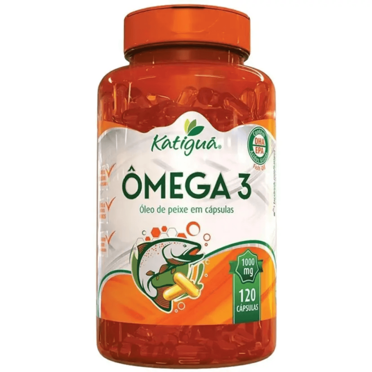 Ômega 3 Tripla Fonte 1000Mg - 120 Cápsulas - Katiguá - Imagem 1