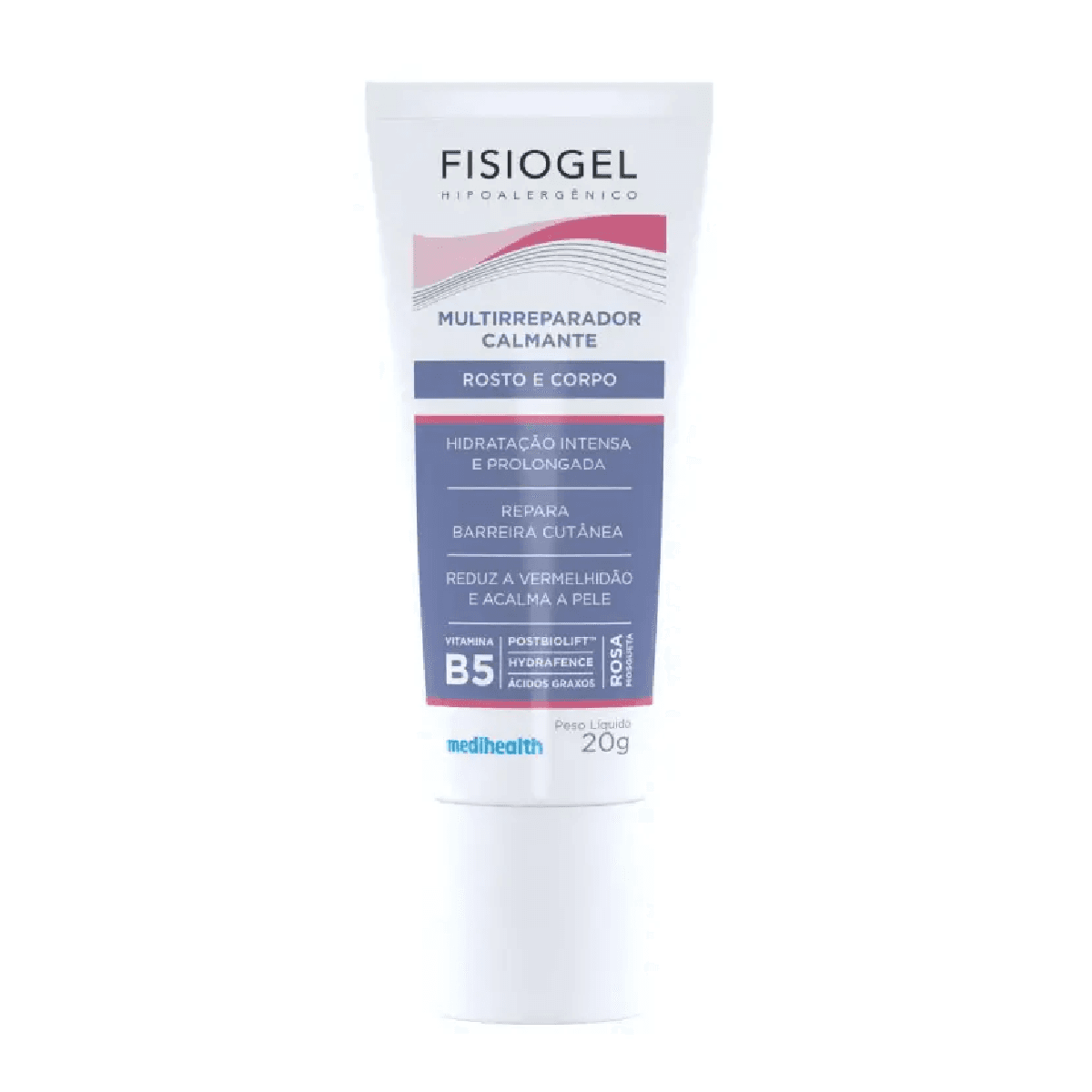 Creme Multirreparador Calmante Vitamina B5 Fisiogel 20g - Imagem 2