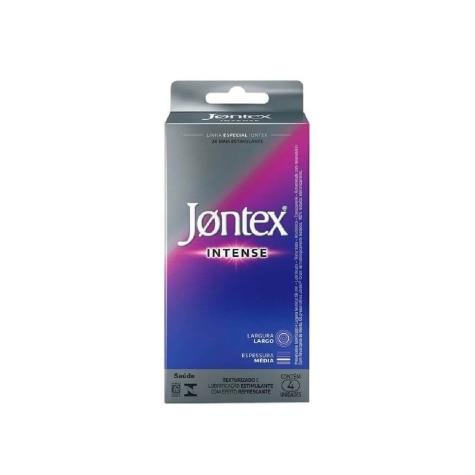 Preservativo Jontex Intense Estimulante 4 Unidades - Imagem 1