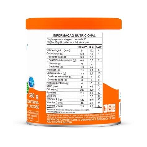 Composto Lácteo Piracanjuba Zero Lactose 380g - Imagem 2
