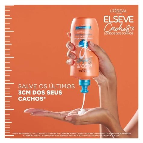 Creme de Pentear Elseve Cachos Longos dos Sonhos Cabelo Seco 250ml - Imagem 3