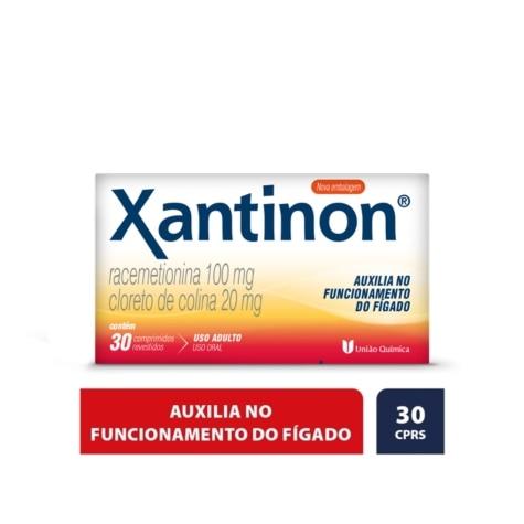 Xantinon 100mg + 20mg 30 Comprimidos Revestidos - Imagem 2