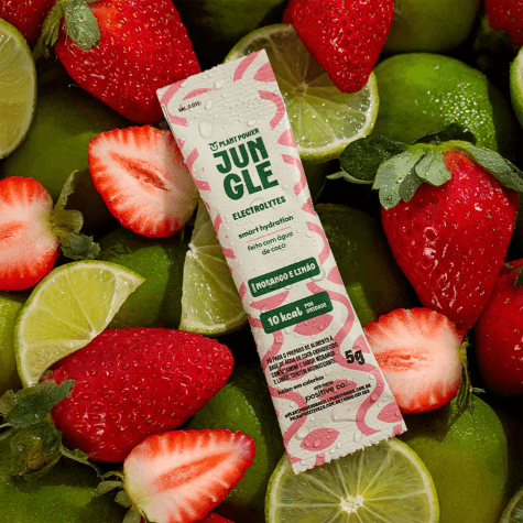Pó Para o Preparo de Alimento Jungle Electrolytes Sabor Morango e Limão 5g - Imagem 2