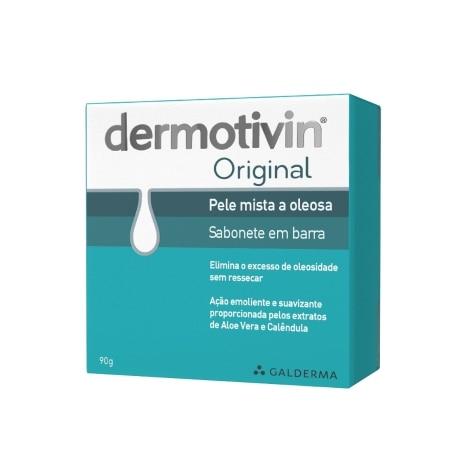 Sabonete em Barra Dermotivin Original Facial 90g - Imagem 1