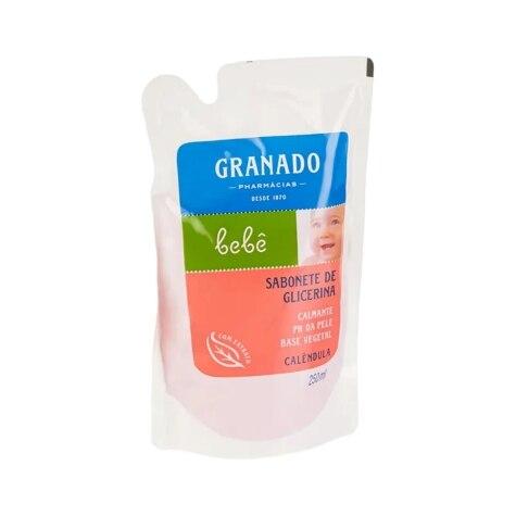 Sabonete de Glicerina Líquido Granado Bebê Calêndula Refil 250ml - Imagem 2