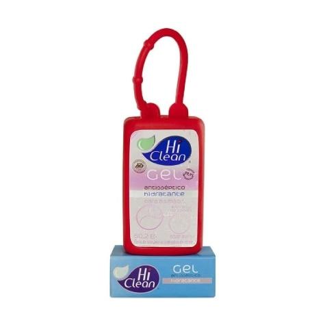 Gel Antisséptico Hidratante Hi Clean Extrato de Rosas com Holder Cartucho 60,2g - Imagem 1