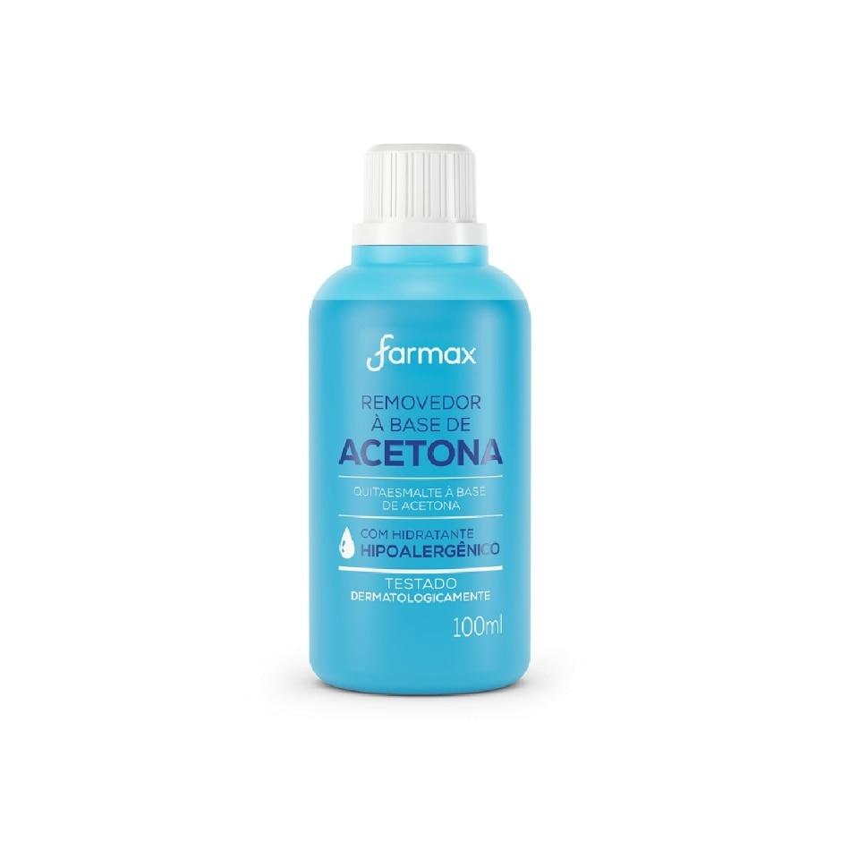 Removedor de Esmalte Farmax à Base de Acetona 100ml