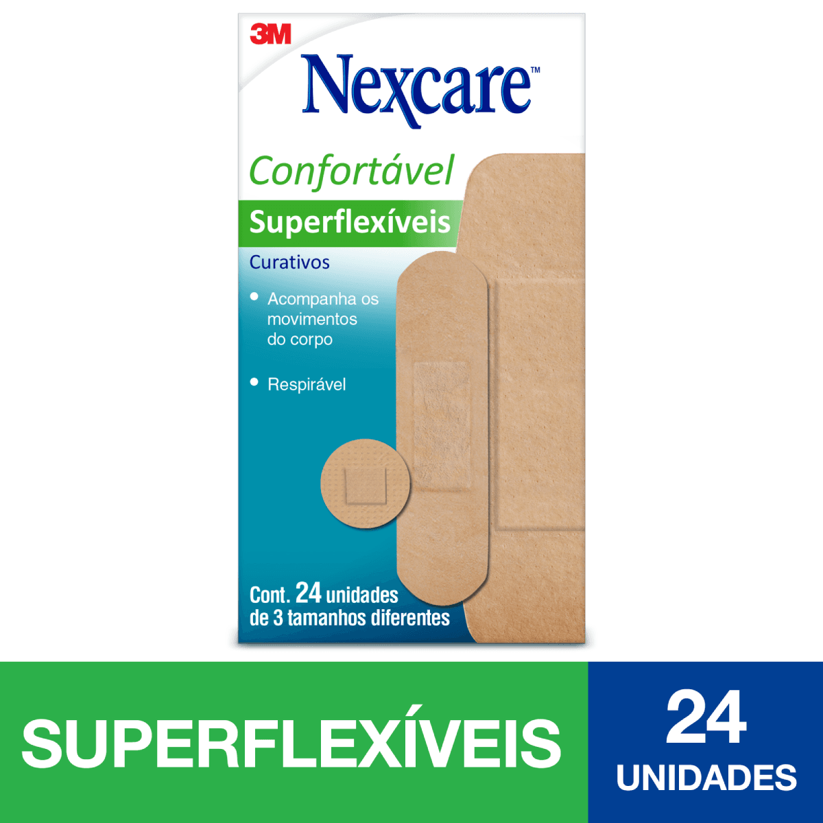 Curativo Nexcare Superflexível Variados 24 Unidades - Imagem 4