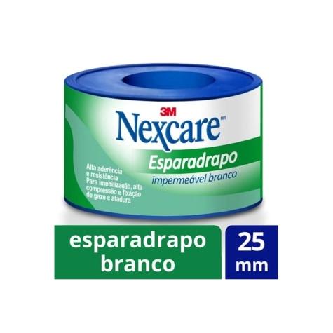 Esparadrapo Impermeável Nexcare Branco 25mm x 3m - Imagem 1