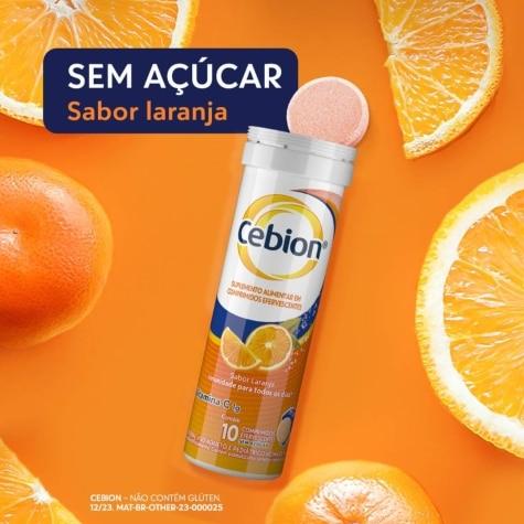 Cebion 1g Sem Açúcar 10 Comprimidos Efervescentes - Imagem 2