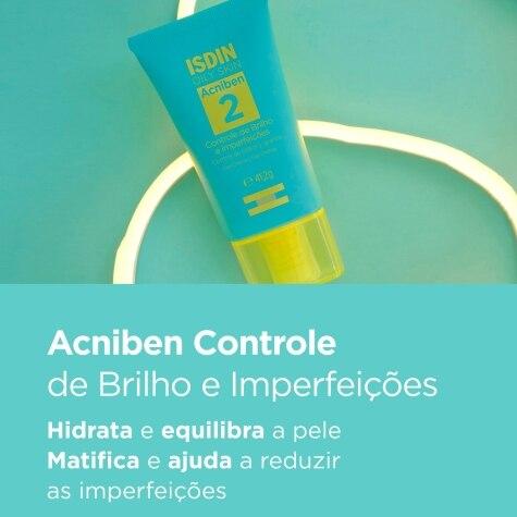 Gel Creme Isdin Oily Skin Acniben 2 Facial 41,2g - Imagem 2