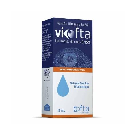 ViOfta 0,15% Solução Oftálmica Estéril 10ml - Imagem 1