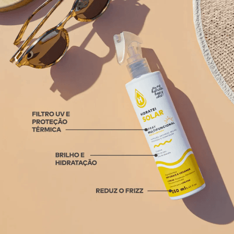 Spray Multifuncional Hidratei Solar Cabelo Seco 250ml - Imagem 2