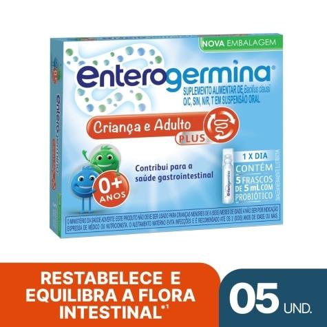 Enterogermina Plus 5 Frascos 5ml - Imagem 1