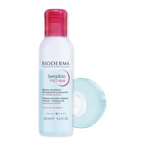 Demaquilante Bioderma Sensibio H2o Eye Olhos e Lábios 125ml - Imagem 2
