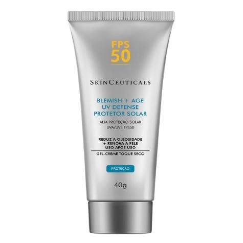 Protetor Solar Facial SkinCeuticals Blemish + Age Uv Defense FPS50 40g - Imagem 1