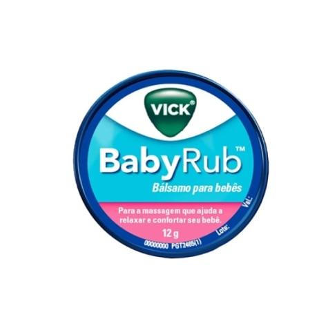 Vick Babyrub Bálsamo para Bebês 12g - Imagem 1