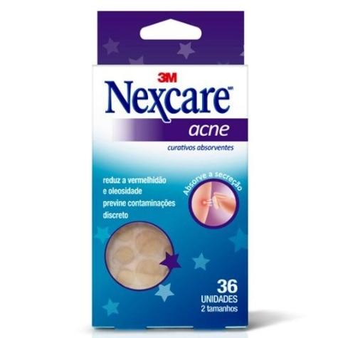 Curativo Absorvente Nexcare Acne 36 Unidades - Imagem 1