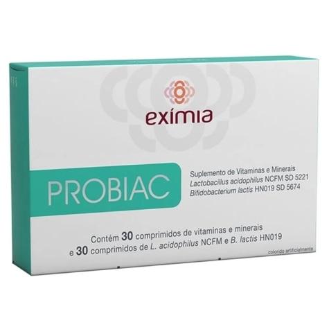 Eximia Probiac 30 Comprimidos Vitaminas e Minerais + 30 Comprimidos de Lactobacillus - Imagem 1