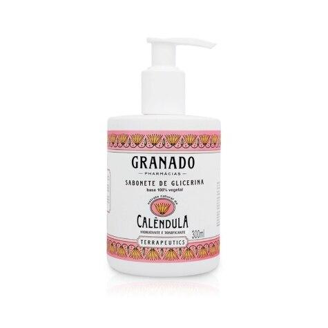 Sabonete de Glicerina Líquido Granado Calêndula 300ml - Imagem 1