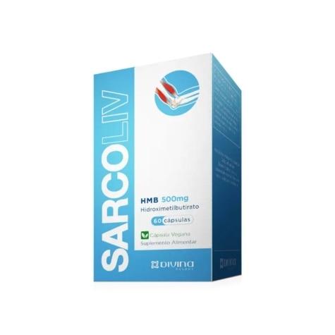 Sarcoliv HMB 500mg 60 Cápsulas - Imagem 1