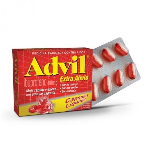 Advil 400mg 8 Cápsulas - Imagem 1
