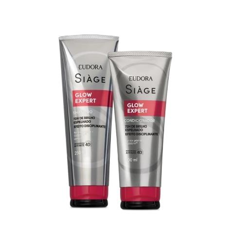 Kit Siàge Glow Expert Cabelo Seco Shampoo 250ml + Condicionador 125ml - Imagem 2