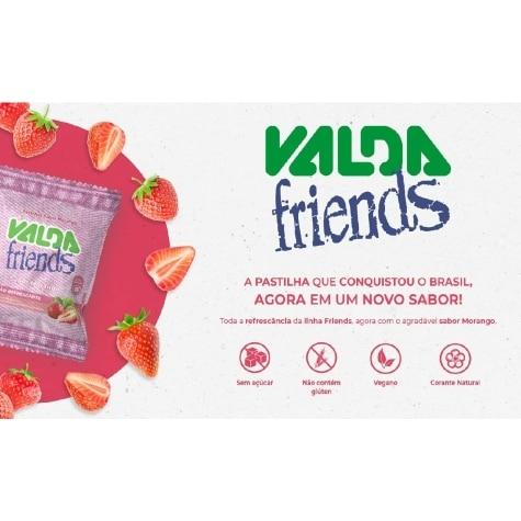 Pastilhas Valda Friends Sem Açúcar Sabor Morango 25g - Imagem 3