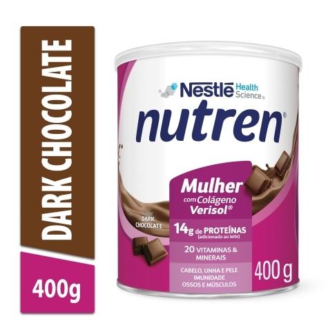Suplemento Alimentar Nutren Beauty Sabor Dark Chocolate 400g - Imagem 2