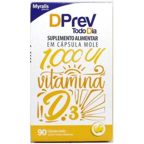 Dprev Todo Dia 1.000UI 90 Cápsulas - Imagem 1