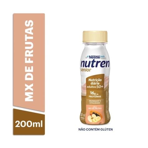 Complemento Alimentar Nutren Senior Mix de Frutas Zero Lactose 200ml - Imagem 1