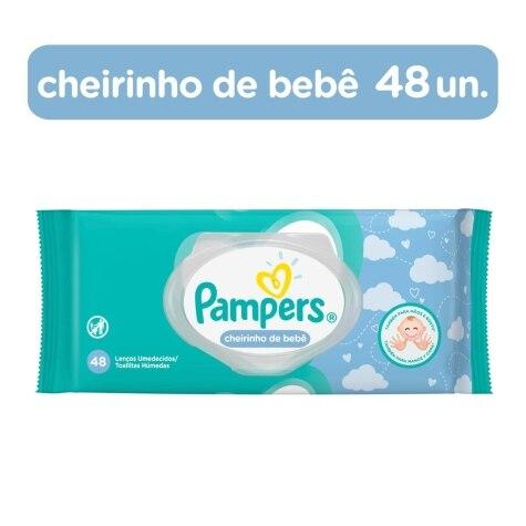Lenços Umedecidos Pampers Cuidado de Bebê 48 Unidades - Imagem 2