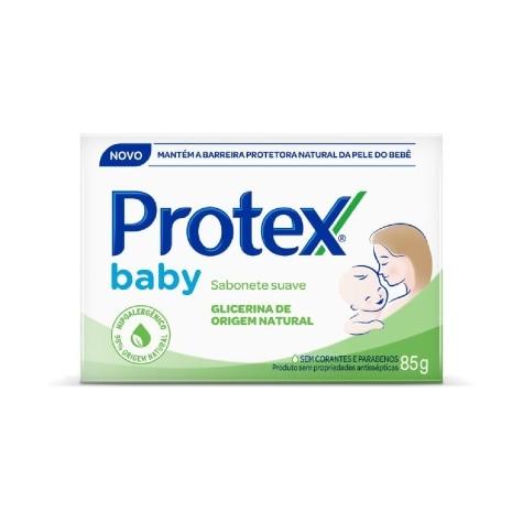 Sabonete de Glicerina Barra Protex Baby Natural 85g - Imagem 1