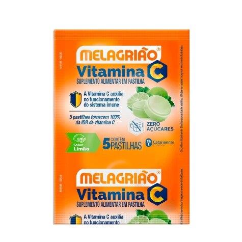 Melagrião Pastilha Zero Açúcar Sabor Menta 5 Unidades - Imagem 1