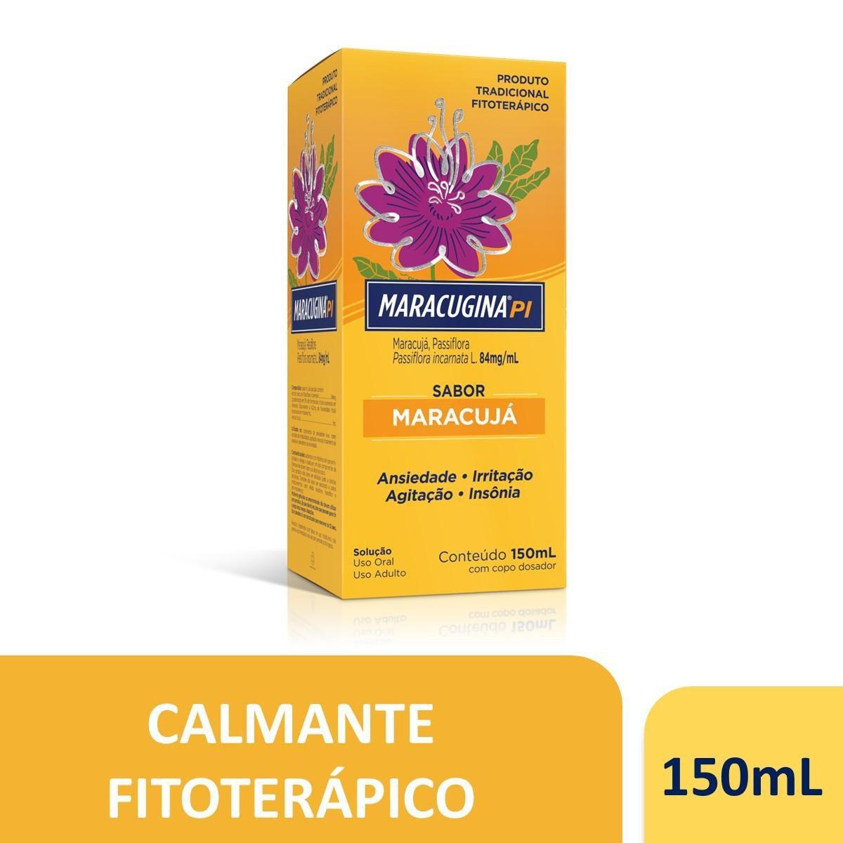 Maracugina PI 84mg Sabor Maracujá 150ml - Imagem 1