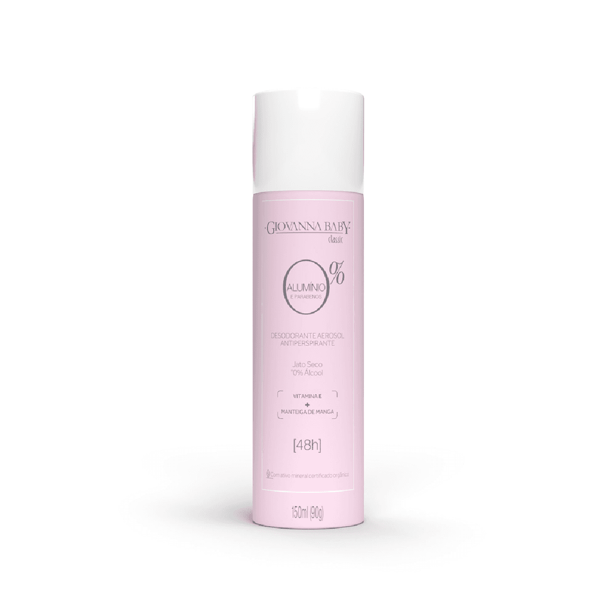 Desodorante Aerossol Giovanna Baby Classic 0% Alumínio 48h 150ml - Imagem 2