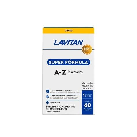Lavitan Super Fórmula A-Z Homem 60 Comprimidos Revestidos - Imagem 1