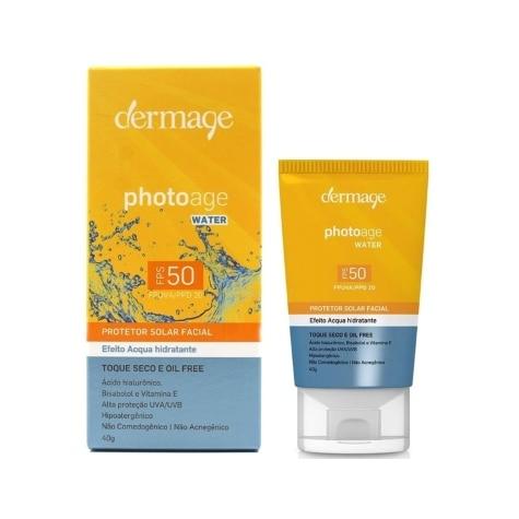 Protetor Solar Facial Dermage Photoage Water FPS50 40g - Imagem 2