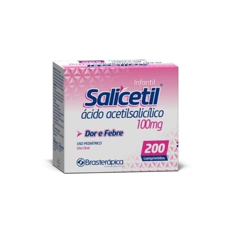 Salicetil 100mg 200 Comprimidos - Imagem 1