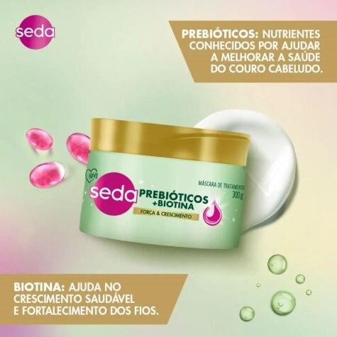 Máscara de Tratamento Seda Força e Crescimento 300g - Imagem 4