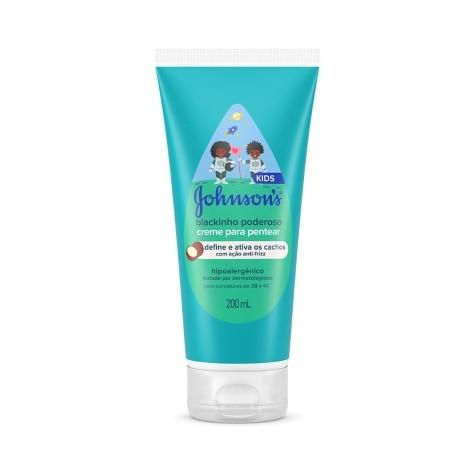 Creme para Pentear Johnson & Johnson Kids Blackinho Poderoso 200ml - Imagem 1