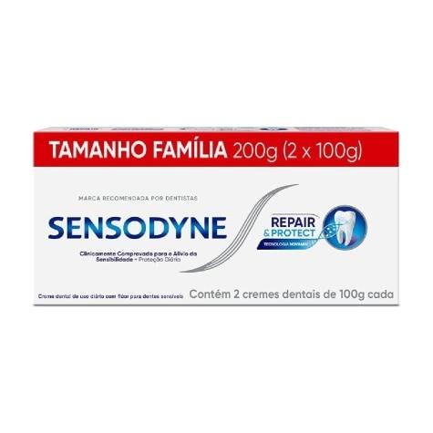 Creme Dental Sensodyne Repair & Protect 2 Unidades 100g - Imagem 1