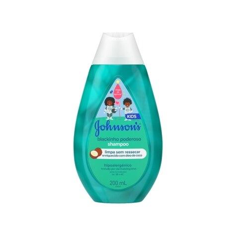 Shampoo Johnson's Kids Blackinho Poderoso 200ml - Imagem 1