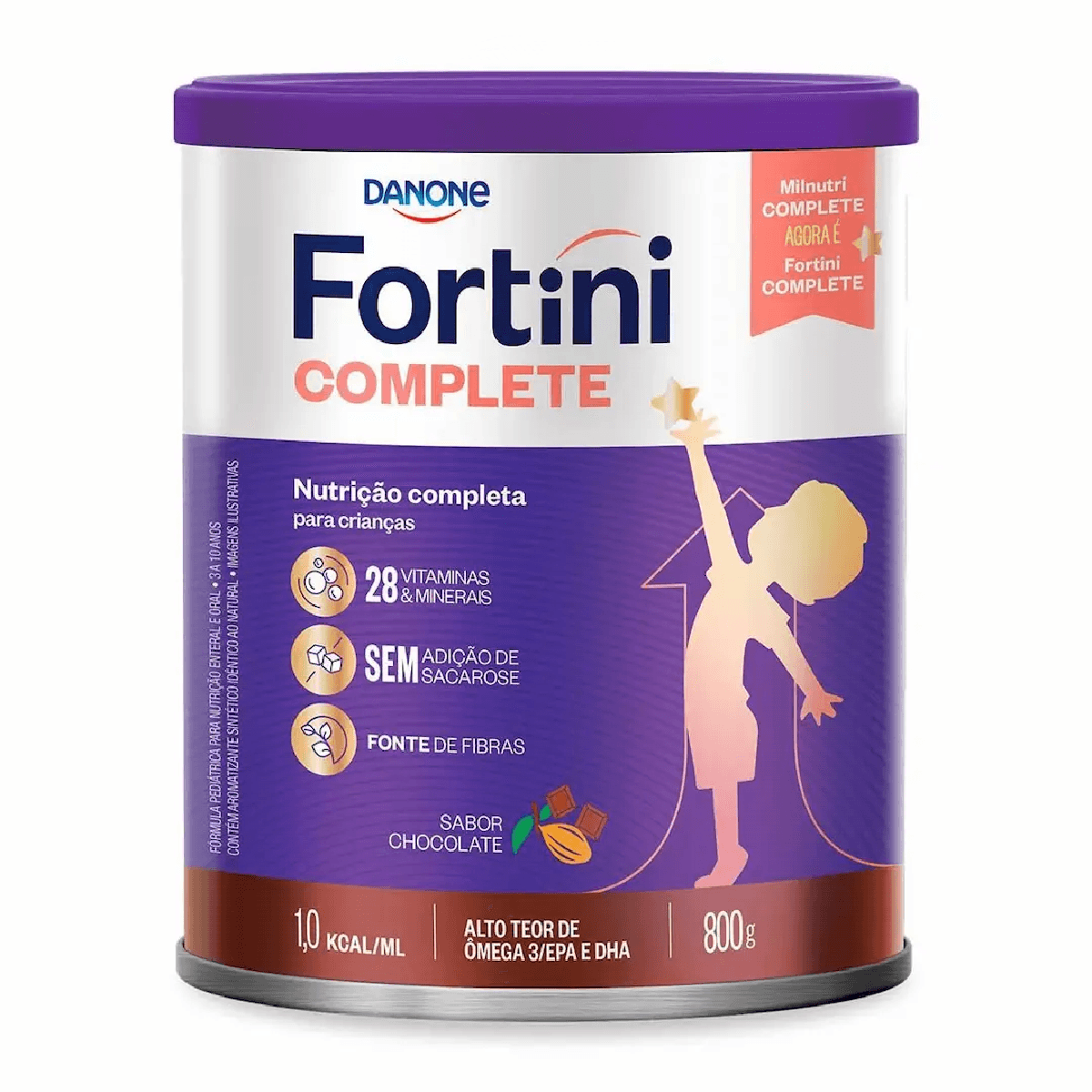 Suplemento Infantil Fortini Complete Chocolate 800g - Imagem 1