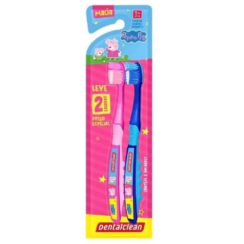 Escova Dental DClean Infantil Peppa Pig Leve 2 Preço Especial - Imagem 1