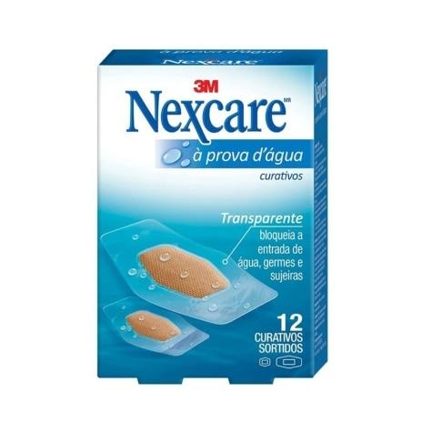 Curativo Nexcare À Prova D'água Transparente 12 Unidades - Imagem 1