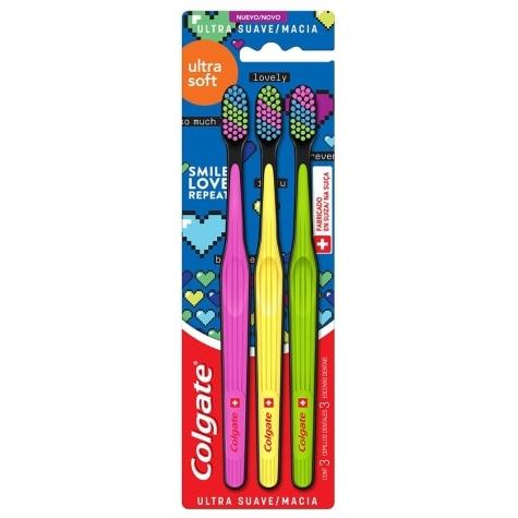 Escova Dental Colgate Ultra Soft 3 Unidades - Imagem 3