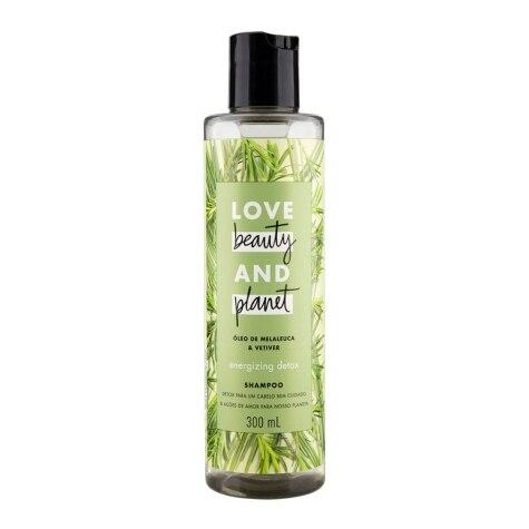 Shampoo Love Beauty & Planet Energizing Detox Cabelo Oleoso 300ml - Imagem 1