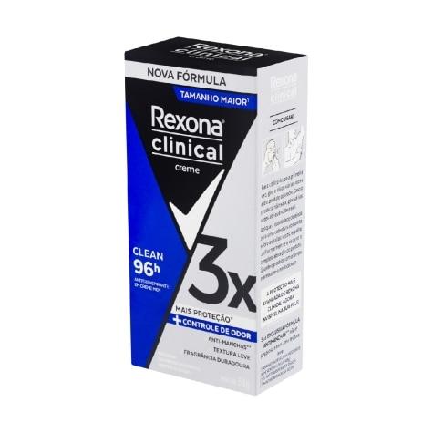 Desodorante Stick Rexona Men Clinical Clean 96h 58g - Imagem 2