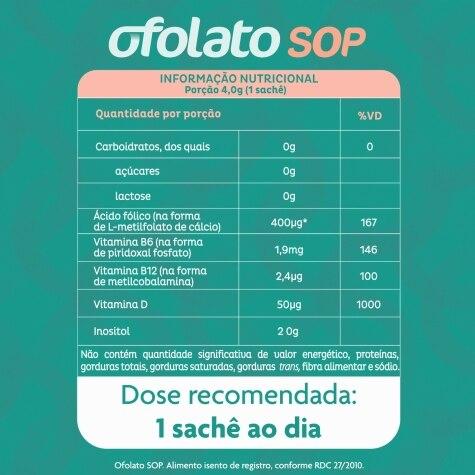 Ofolato Sop Sabor Tangerina 30 Sachês - Imagem 4